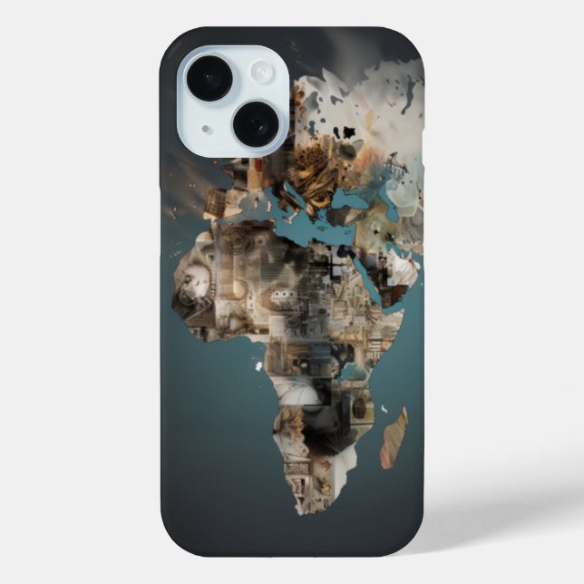 Kunstschale Afrika Case-Mate iPhone Hülle (Rückseite)