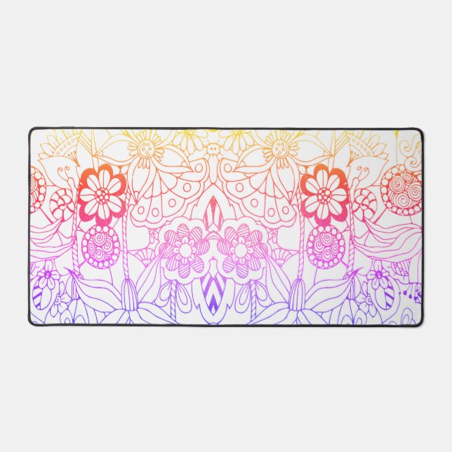 Kunstschreibmatte Schreibtischunterlage (Vorderseite)