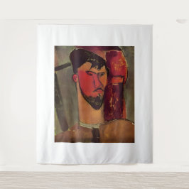 Kunststil von Amedeo Modigliani Wandteppich