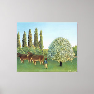 Kunststil von Henri Rousseau Leinwanddruck