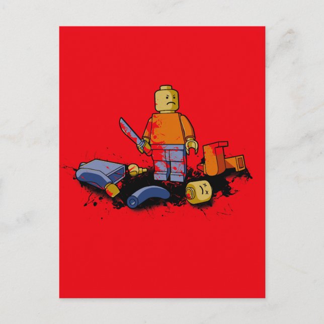 Kunststoff-Horror Postkarte (Vorderseite)