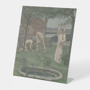 Kunststoff-Sockel-Schild 10"X12" Sockelschild