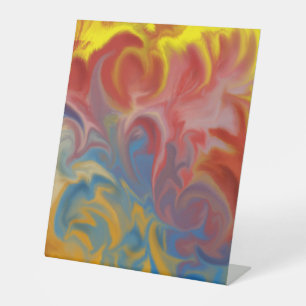 Kunststoff-Sockel-Schild 25x30 cm Sockelschild