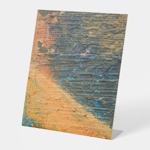 Kunststoff-Ständerschild 25x30 cm Sockelschild