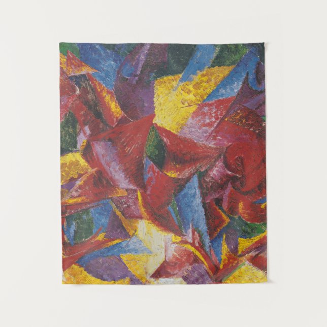 Kunststoffe eines Pferdes - Umberto Boccioni Wandteppich (Vorderseite)