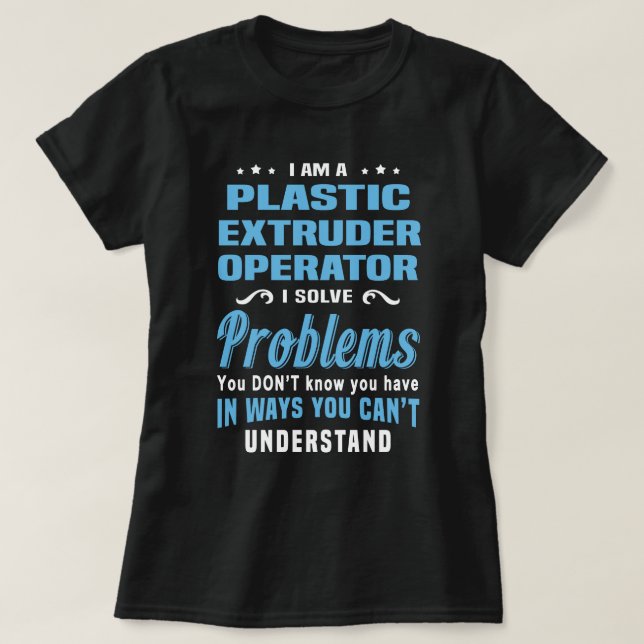 Kunststoffextruder T-Shirt (Design vorne)