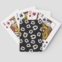 Kunststoffvampirzähne - Schwarze Spielkarten