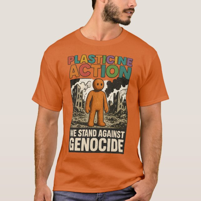 Kunststoffwirkung T-Shirt (Vorderseite)