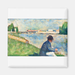 Kunststudie von Georges Seurat Magnet