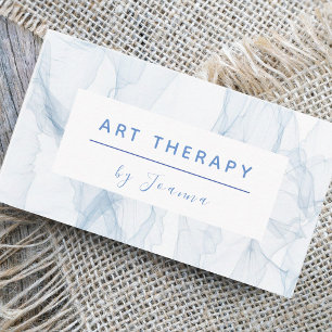 Kunsttherapie Name Künstlerisches Schaffen Baby Bl Visitenkarte