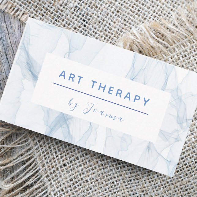 Kunsttherapie Name Künstlerisches Schaffen Baby Bl Visitenkarte (Von Creator hochgeladen)