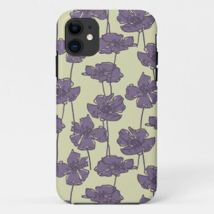 KunstVintager Blumenmusterhintergrund Case-Mate iPhone Hülle