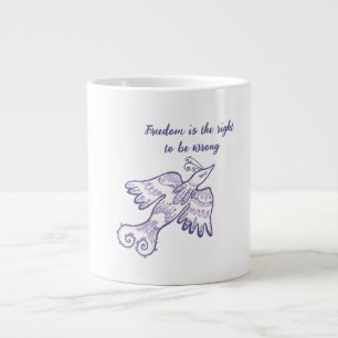 Kunstvogel Jumbo-Tasse