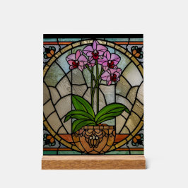 Kunstvolle Art Nouveau-Acrylglas-Wandkunst Acrylschild