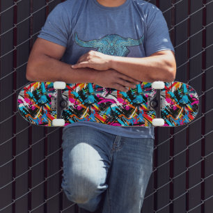 Kunstvoller Druck Skateboard