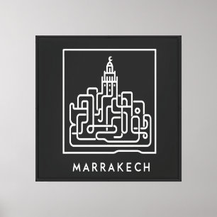 Kunstvolles Marrakech: Die Seele Marokkos 2 Leinwanddruck