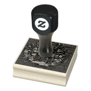 Kunstwerk für Buchliebhaber Gummistempel