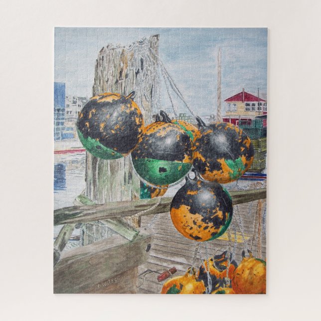 Kunstwerk für Kai-Puffer (Vertikal)