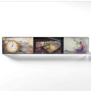 Kunstwerk für kreative Leinwand Acrylic für Berufl Namensplakette