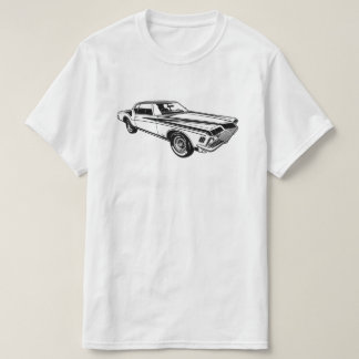 Kunstwerk Illustration Buick Riviera GS 1971 Vorde T-Shirt