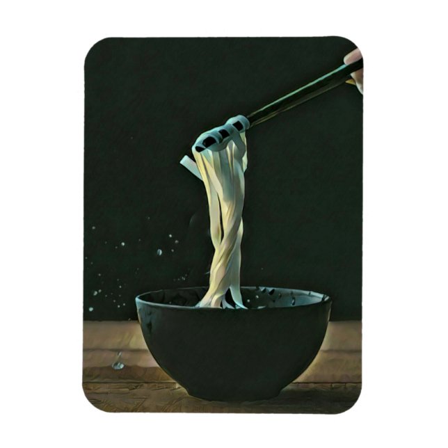 Kunstwerk Ramen lover Magnet (Vertikal)