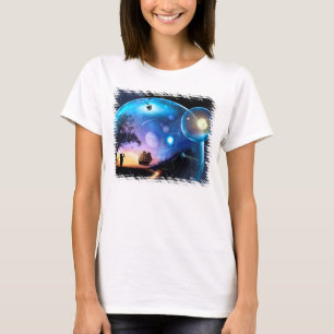 Kunstwerk zur Weltraumforschung Voyager-Raumsonde T-Shirt