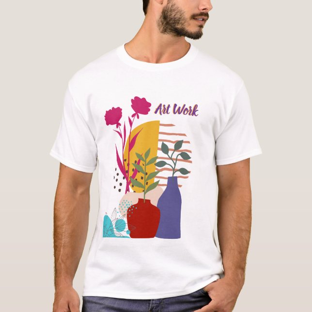 Kunstwerkdesign T-Shirt (Vorderseite)