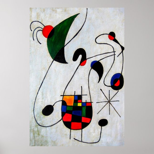 Kunstwerke, abstrakte Kunst Poster (Vorne)