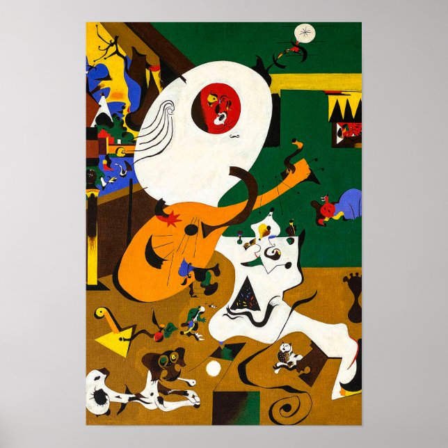 Kunstwerke, abstrakte Kunst Poster (Vorne)