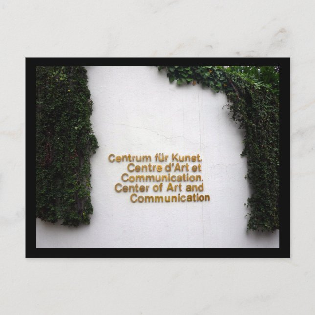Kunstzentrum Vaduz Postkarte (Vorderseite)