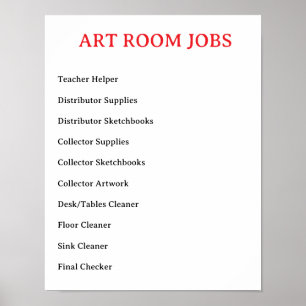 Kunstzimmer-Jobs - Poster