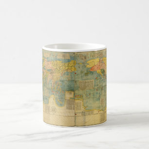 Kunyu Wanguo Quantu 1602 Japaner-Weltkarte Kaffeetasse