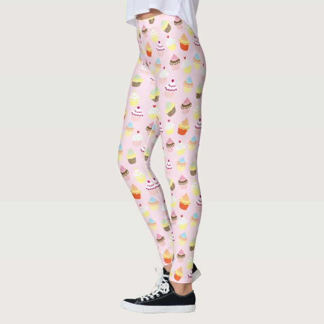 KUPCAKES PINK PATTERN LEGGINGS (Links)