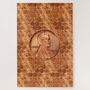Kupfer Abraham Lincoln penny, ein Cent Kupfer