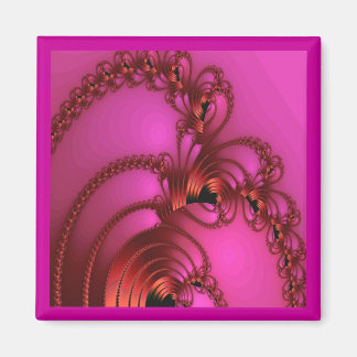 Kupfer auf rosa magnet