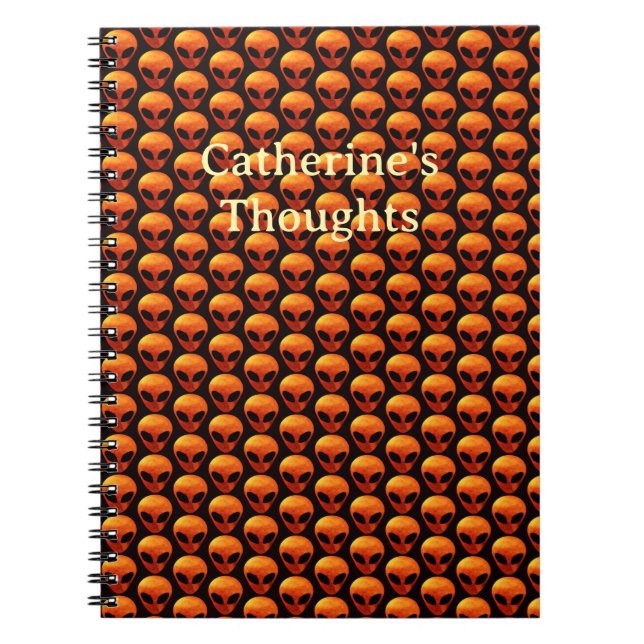 Kupfer-Außerirdischen Notizblock (Vorderseite)