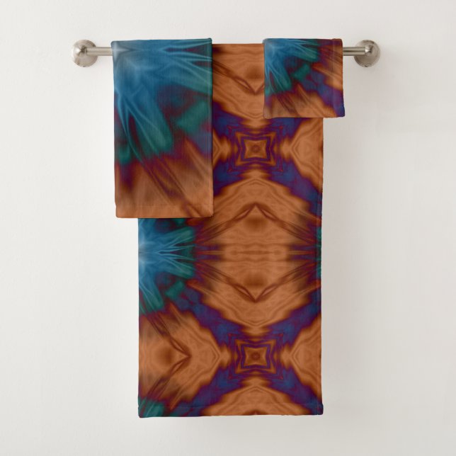 Kupfer-Blues Badhandtuch Set (Insitu)