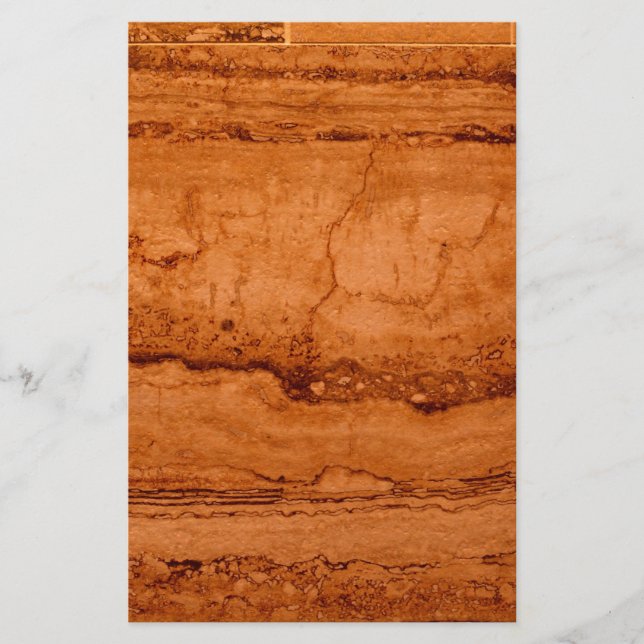 Kupfer Canyon Granit, bernsteinfarbenes Gold Sedon Briefpapier (Vorderseite)