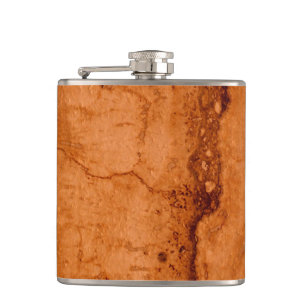 Kupfer Canyon Granit, bernsteinfarbenes Gold Sedon Flachmann