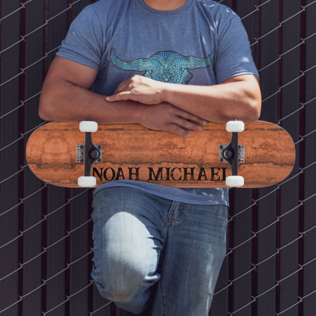 Kupfer Canyon Granit, bernsteinfarbenes Gold Sedon Skateboard (Außenbereich 3)