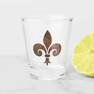 Kupfer Fleur De Lis Schnapsglas