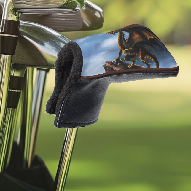 Kupfer Gold Black Dragon Golf Headcover (Von Creator hochgeladen)