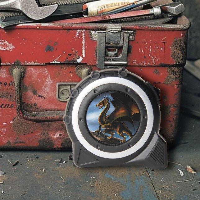 Kupfer Gold Black Dragon Maßband (Von Creator hochgeladen)