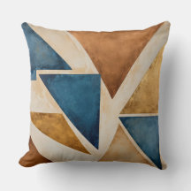 Kupfer, Gold, Bronze, blau, geometrisch
