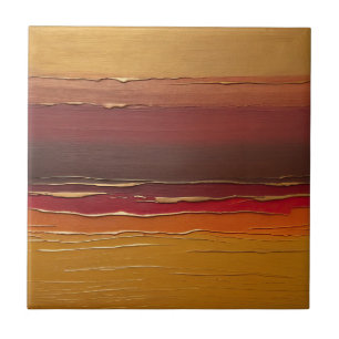 Kupfer, Goldocker, Marsala, Orange, Bronze Fliese