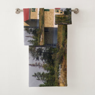 Kupfer Hafen Leuchtturm Handtuchhandtuch Set
