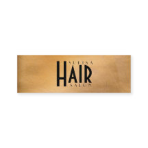 Kupfer Metallische Friseursalon Skinny Business Ca