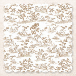 Kupfer/Mocha-Mousse-Toile Untersetzer