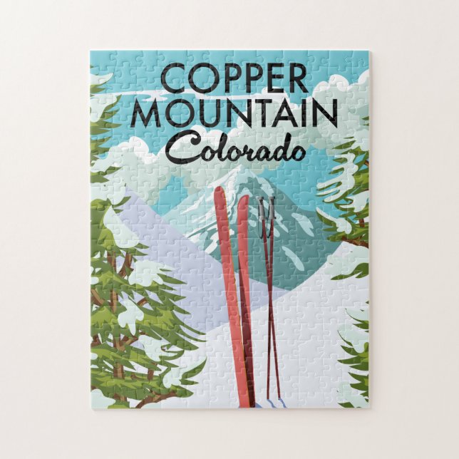Kupfer Mountain Colorado Ski (Vertikal)