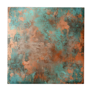 Kupfer-Patina-Metallic-Rustikalisch Fliese